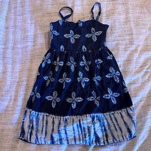 Gap tie dye shibori dress
